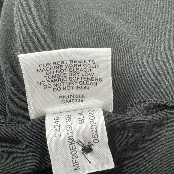 Peter Millar Men’s Summer Comfort Black Golf Polo Long Sleeve no sz tag S0 - Picture 6 of 6